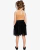 Deux par Deux Deux par Deux Bi-Material Sleeveless Tiered Mesh Ruffle Dress - 4