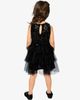 Deux par Deux Deux par Deux Bi-Material Sparkle Velour Tiered Mesh Sleeveless Dress - 4