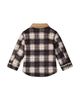 Deux Par Deux Deux par Deux Boys' Brushed Plaid Zip Front Ribbed Collar Jacket - 2