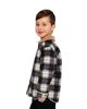 Deux Par Deux Deux par Deux Boys' Brushed Plaid Zip Front Ribbed Collar Jacket - 5