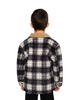 Deux Par Deux Deux par Deux Boys' Brushed Plaid Zip Front Ribbed Collar Jacket - 6