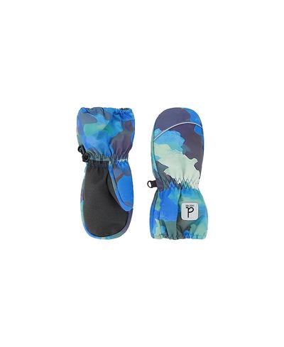 Deux Par Deux Deux par Deux Boys' Camouflage Play Waterproof Rubberized Palm Winter Mittens