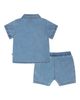 Deux Par Deux Deux par Deux Boys' Chambray Top and Short Set - 3