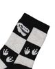 Deux Par Deux Deux par Deux Boys' Checkered Graphic Ribbed Cuff Socks - 2