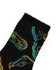 Deux Par Deux Deux par Deux Boys' Checkered Graphic Ribbed Cuff Socks - 4