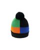 Deux Par Deux Deux par Deux Boys' Colorblock Ribbed Cuff Knit Hat With Pompom - 2