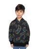 Deux Par Deux Deux par Deux Boys' Controller Fleece Attached Hooded Sweatshirt - 2