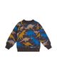 Deux Par Deux Deux par Deux Boys' Crew Neck Dinosaur Fleece Sweatshirt - 1