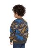 Deux Par Deux Deux par Deux Boys' Crew Neck Dinosaur Fleece Sweatshirt - 5