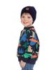 Deux Par Deux Deux par Deux Boys' Dinosaur Ribbed Cuffs Fleece Sweatshirt - 5