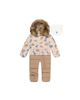 Deux Par Deux Deux par Deux Boys' Dinosaur Snug Car Seat Fleece Neckwarmer One Piece Snowsuit - 1
