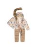 Deux Par Deux Deux par Deux Boys' Dinosaur Snug Car Seat Fleece Neckwarmer One Piece Snowsuit - 3