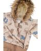 Deux Par Deux Deux par Deux Boys' Dinosaur Snug Car Seat Fleece Neckwarmer One Piece Snowsuit - 4
