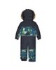 Deux Par Deux Deux par Deux Boys' Discover Bear Detachable Hood One Piece Snowsuit - 2