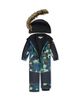 Deux Par Deux Deux par Deux Boys' Discover Bear Detachable Hood One Piece Snowsuit - 3