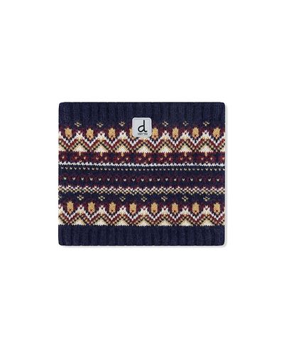 Deux Par Deux Deux par Deux Boys' Fair Isle Jacquard Fleece-Lined Knit Neckwarmer
