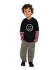 Deux Par Deux Deux par Deux Boys' Fake Double Sleeve Hooded Stripe Detail T-Shirt - 4