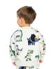 Deux Par Deux Deux par Deux Boys' Fleece Dino Ribbed Cuffs Sweatshirt - 5