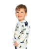 Deux Par Deux Deux par Deux Boys' Fleece Dino Ribbed Cuffs Sweatshirt - 6
