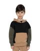 Deux Par Deux Deux par Deux Boys' Hooded Colorblock Kangaroo Pocket Fleece Cardigan - 4