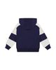 Deux Par Deux Deux par Deux Boys' Hooded Striped Sleeve Ribbed Cuff Fleece Cardigan - 2