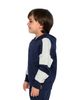 Deux Par Deux Deux par Deux Boys' Hooded Striped Sleeve Ribbed Cuff Fleece Cardigan - 5