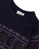 Deux Par Deux Deux par Deux Boys' Jacquard Geometric Ribbed Cuffs Sweater - 3