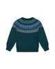 Deux Par Deux Deux par Deux Boys' Knit Nordic Jacquard Raglan Sleeve Sweater - 2