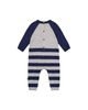 Deux Par Deux Deux par Deux Boys' Knitted Intarsia Car Raglan Sleeve Romper - 2