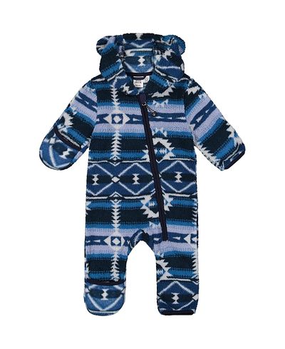 Deux Par Deux Deux par Deux Boys' Mid-Season Plush Animal Ear Hood Asymmetrical Zip One-Piece Outerwear