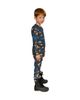 Deux Par Deux Deux par Deux Boys' One Piece Dinosaur Fleece Zipper Asymmetric Thermal Underwear - 6