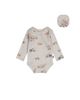 Deux Par Deux Deux par Deux Boys' Organic Cotton Airplane Snap Envelope Neck Romper - 1