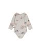 Deux Par Deux Deux par Deux Boys' Organic Cotton Airplane Snap Envelope Neck Romper - 2