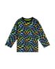 Deux Par Deux Deux par Deux Boys' Organic Cotton Checkered Crew Neck Long Sleeve T-Shirt - 1
