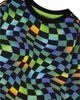 Deux Par Deux Deux par Deux Boys' Organic Cotton Checkered Crew Neck Long Sleeve T-Shirt - 3
