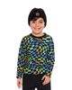 Deux Par Deux Deux par Deux Boys' Organic Cotton Checkered Crew Neck Long Sleeve T-Shirt - 4