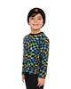 Deux Par Deux Deux par Deux Boys' Organic Cotton Checkered Crew Neck Long Sleeve T-Shirt - 5