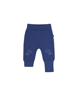 Deux Par Deux Deux par Deux Boys' Organic Cotton Cloud Detail Foldover Waist Evolutive Pants