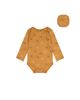 Deux Par Deux Deux par Deux Boys' Organic Cotton Hedgehog Snap Envelope Neck Romper - 1