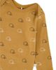 Deux Par Deux Deux par Deux Boys' Organic Cotton Hedgehog Snap Envelope Neck Romper - 4