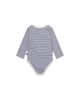 Deux Par Deux Deux par Deux Boys' Organic Cotton Stripe Snap Envelope Neck Romper - 3