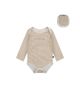 Deux Par Deux Deux par Deux Boys' Organic Cotton Stripe Snap Envelope Romper - 1