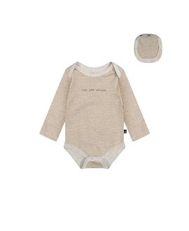 Deux Par Deux Deux par Deux Boys' Organic Cotton Stripe Snap Envelope Romper