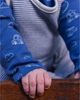 Deux Par Deux Deux par Deux Boys' Organic Cotton Transportation Romper and Striped Overall Set - 5