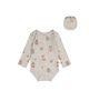 Deux Par Deux Deux par Deux Boys' Organic Cotton Woodland Animal Snap Envelope Neck Romper - 1