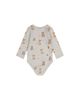 Deux Par Deux Deux par Deux Boys' Organic Cotton Woodland Animal Snap Envelope Neck Romper - 3