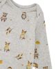 Deux Par Deux Deux par Deux Boys' Organic Cotton Woodland Animal Snap Envelope Neck Romper - 4