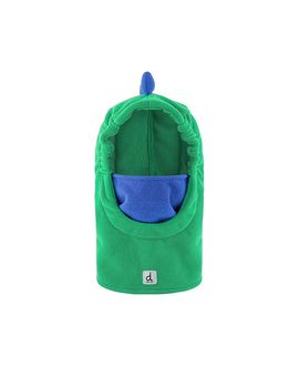 Deux Par Deux Deux par Deux Boys' Oversized Dino Polar Fleece Ski Helmet Balaclava