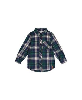 Deux Par Deux Deux par Deux Boys' Plaid Button Front Collar Shirt