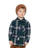 Deux Par Deux Deux par Deux Boys' Plaid Button Front Shirt Collar Shirt - 2